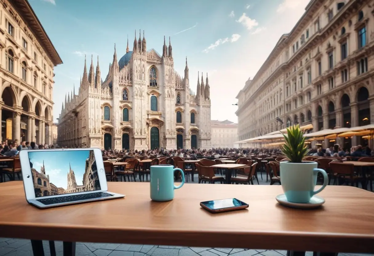 Upptäck de bästa adaptrar och elektronik i Milano illustration