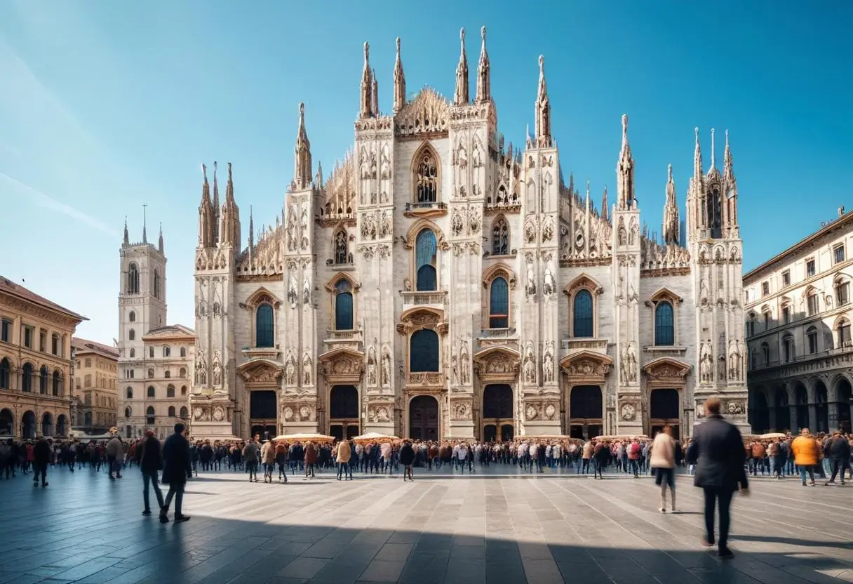 Shoppa i Milano illustration