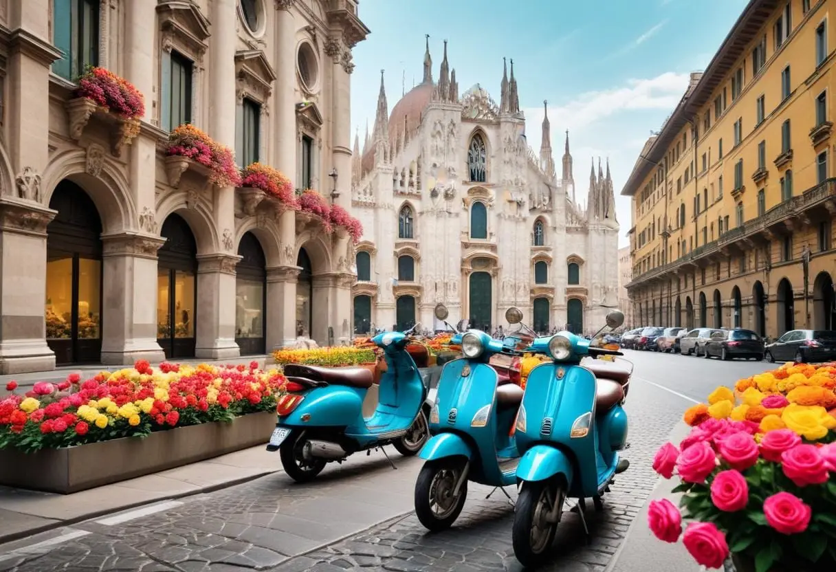 Hyra moped i Milano – Gör din resa roligare! illustration