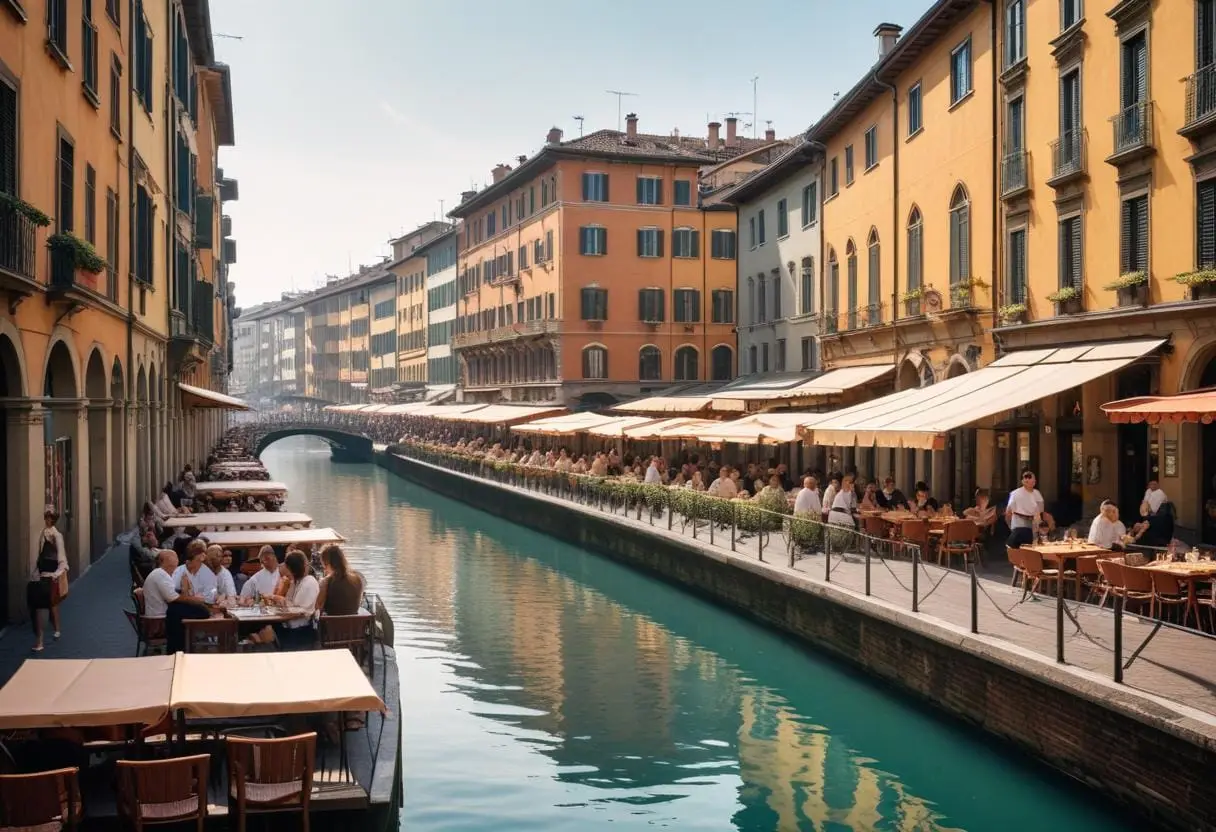 Populära områden att bo i Milano just nu illustration