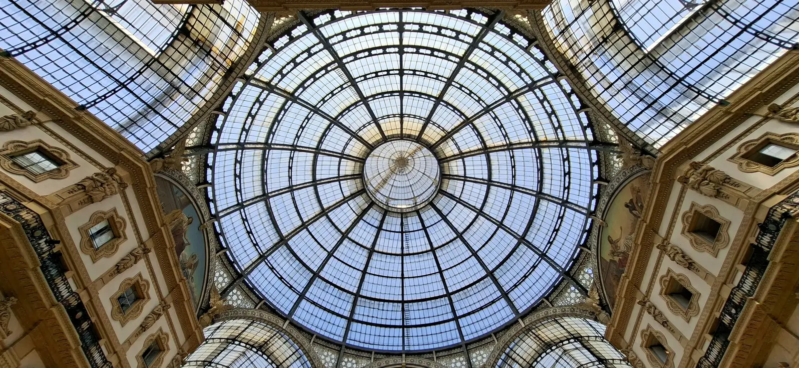 Kupolen i Galleria Vittorio Emanuele II i Milano